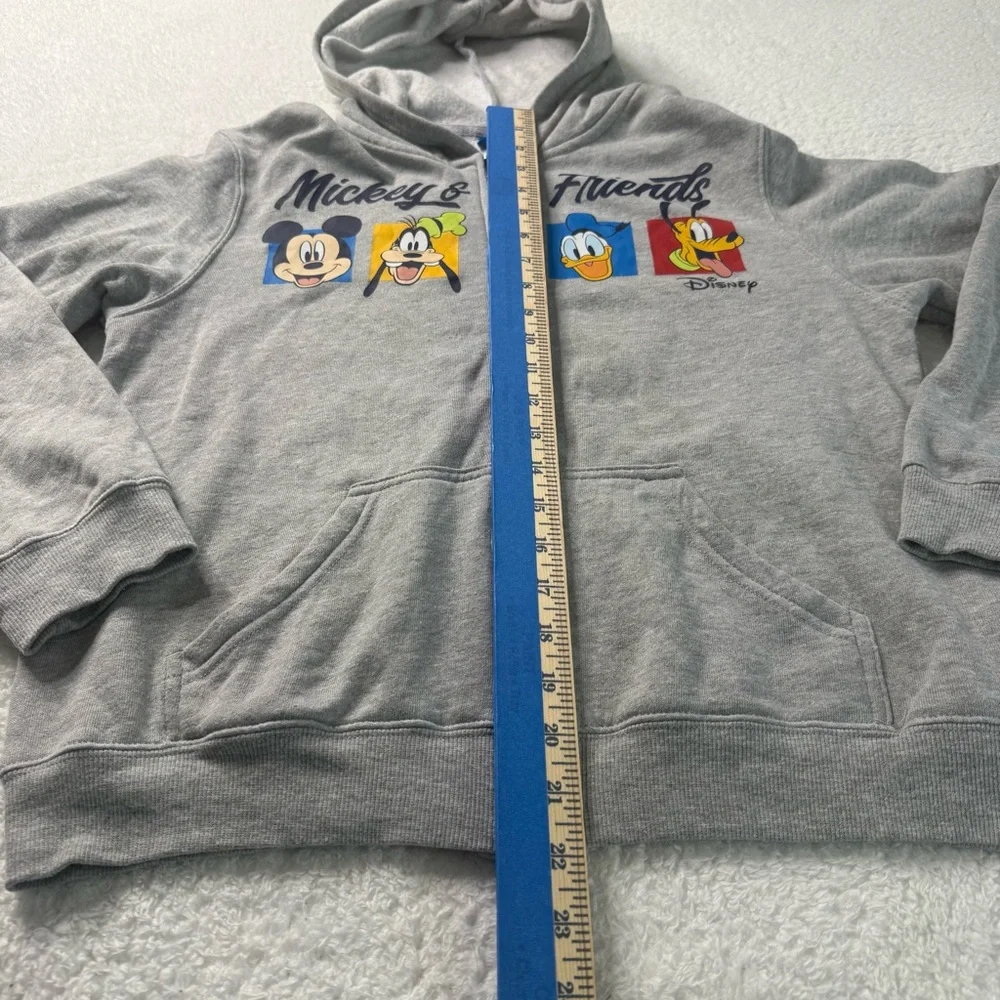 Disney Kid’s Mickey & Friends Hoodie‎ Full Zip XL 14/16 Goofy, Donald, Pluto